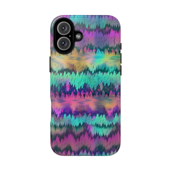 Kleurrijk Glitch Patroon Abstract Design