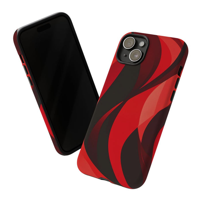 Modern Rood Golfpatroon