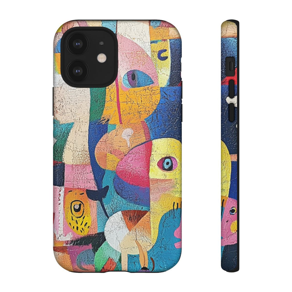 Abstracte Kleurrijke Gezichten en Vormen