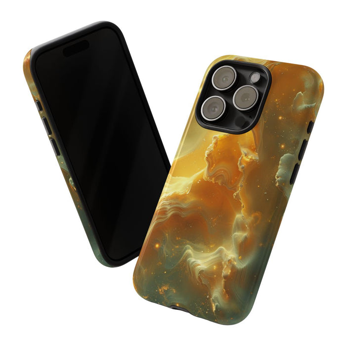 Gouden Nebula Abstract Design