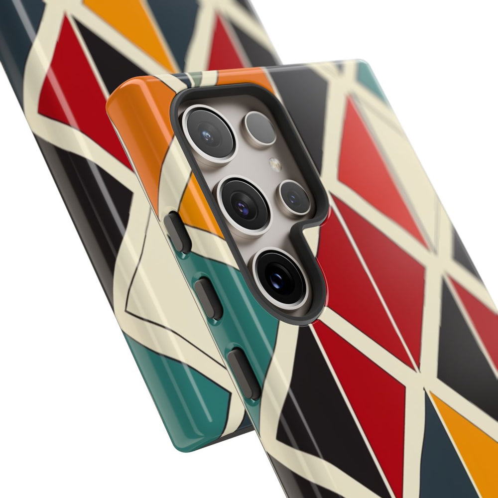 Kleurrijk Geometrisch Diamantpatroon