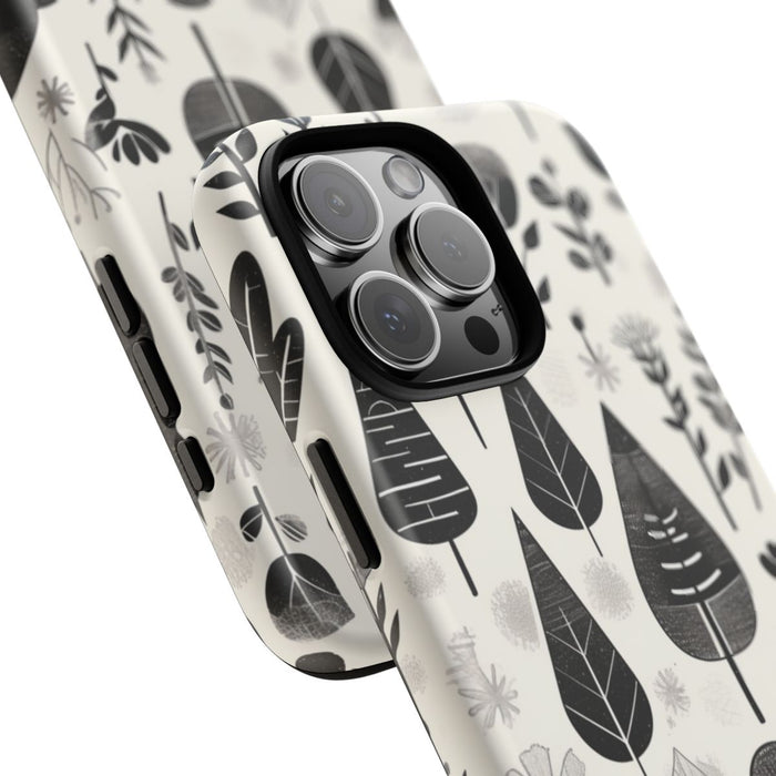 Monochroom Botanisch Patroon