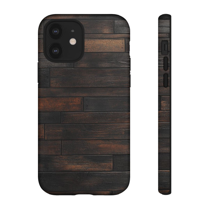 Donkerhouten Plankenstructuur