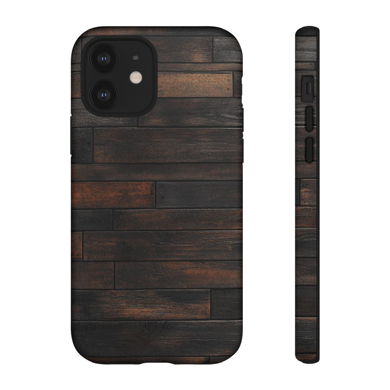 Donkerhouten Plankenstructuur