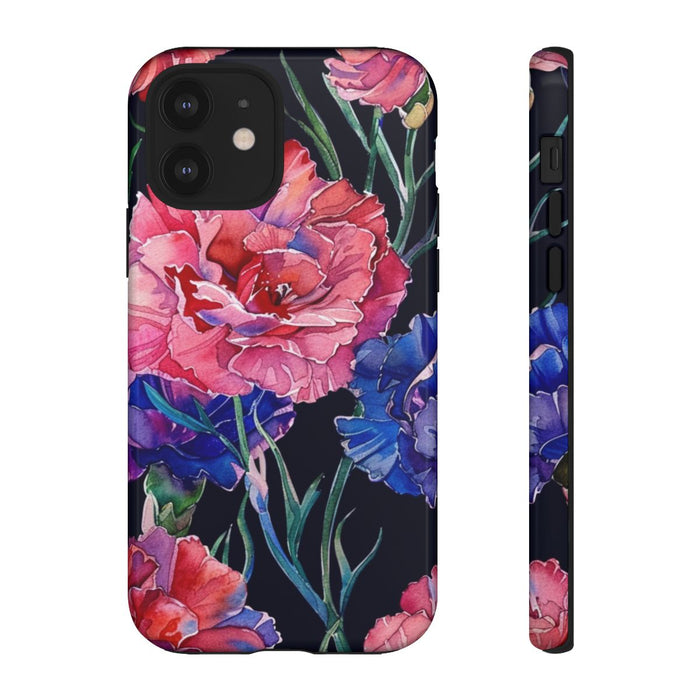 Aquarel Anjers Bloemenpatroon