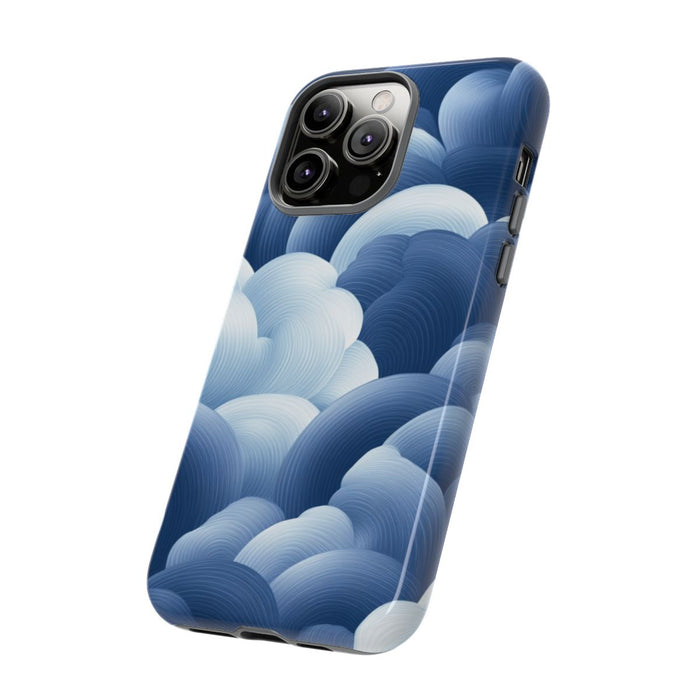Blauw-Wit Wolkenpatroon