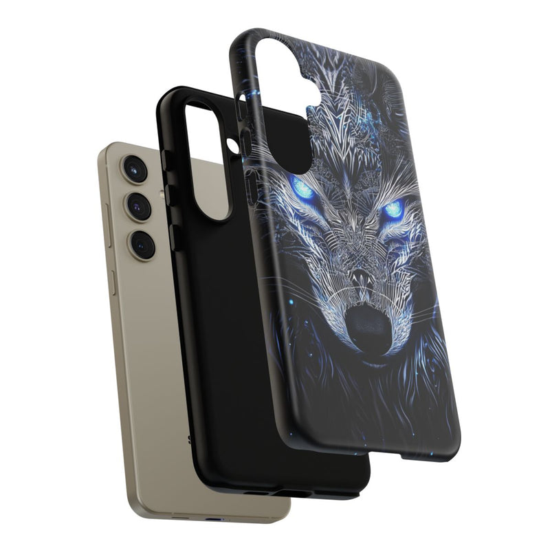 Majestueuze Wolf met Gloeiende Ogen