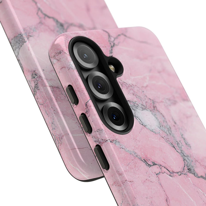Roze Marmerstructuur met Glanzende Afwerking
