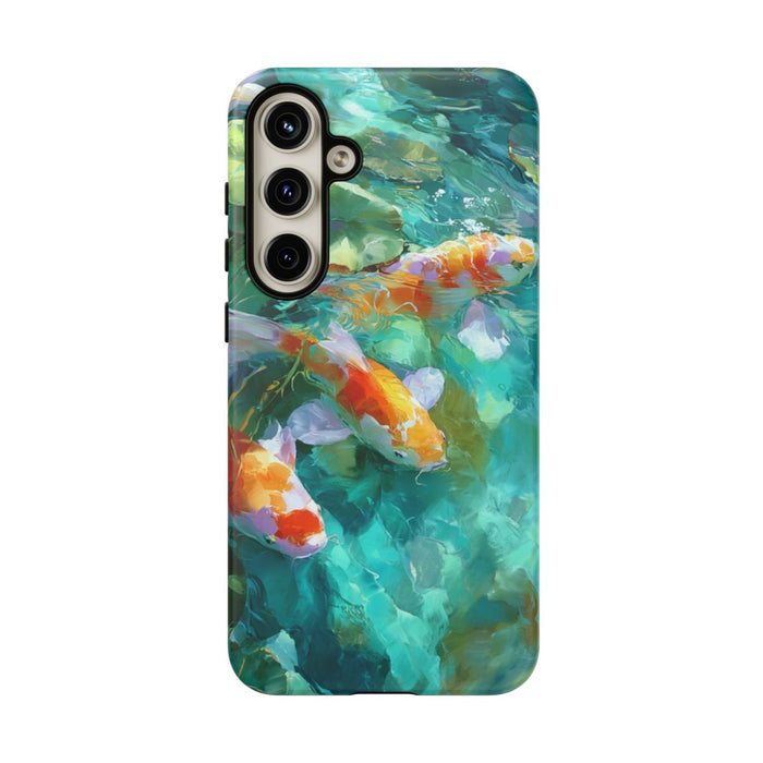 Kleurrijke Koi en Waterlelies