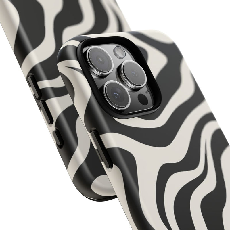 Zwart-Wit Abstract Zebrapatroon