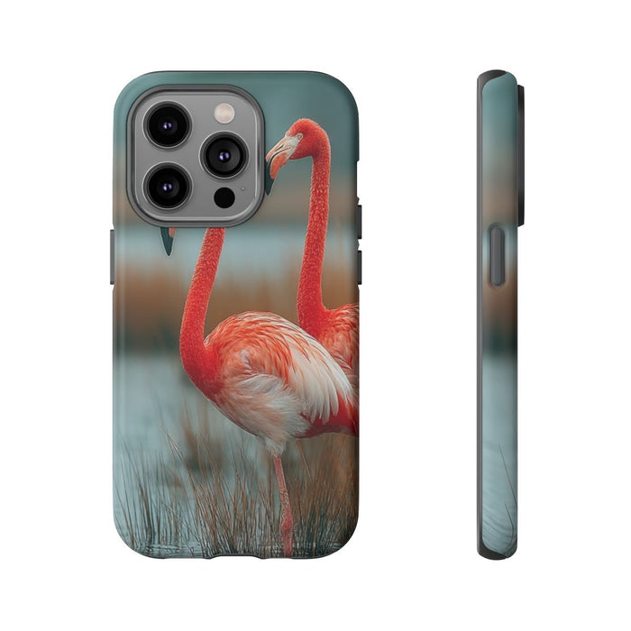 Drie Flamingo’s in Moerasland