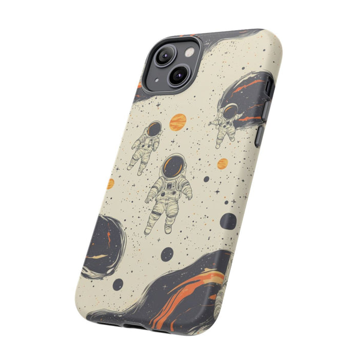 Astronauten en Kosmische Wolkenpatroon