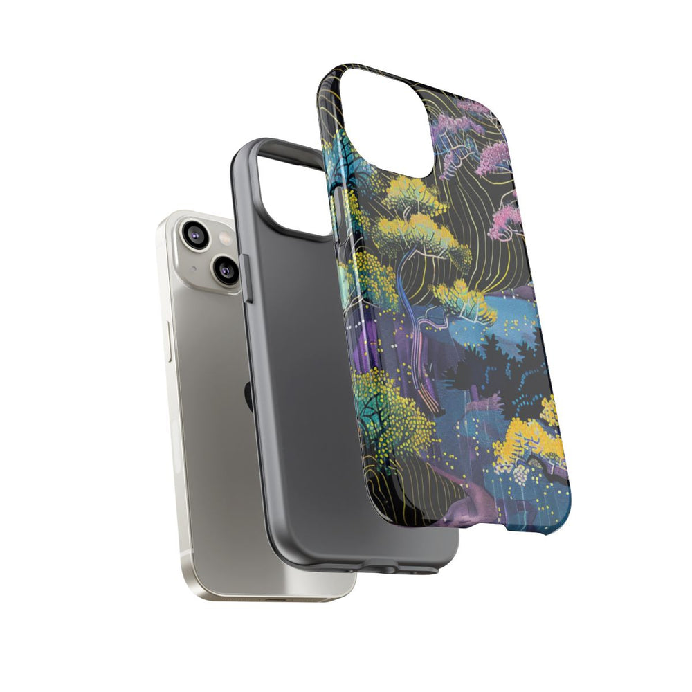 Kleurrijk Abstract Boomlandschap