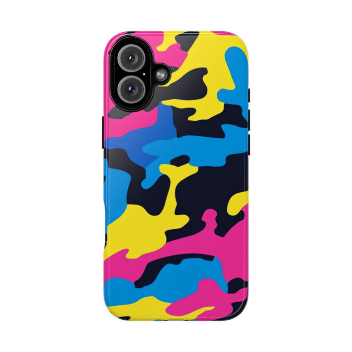 Neon Kleurrijk Camouflagepatroon