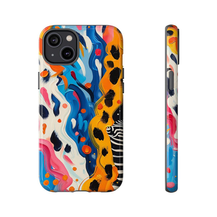 Abstract Kleurrijk Zebra Patroon