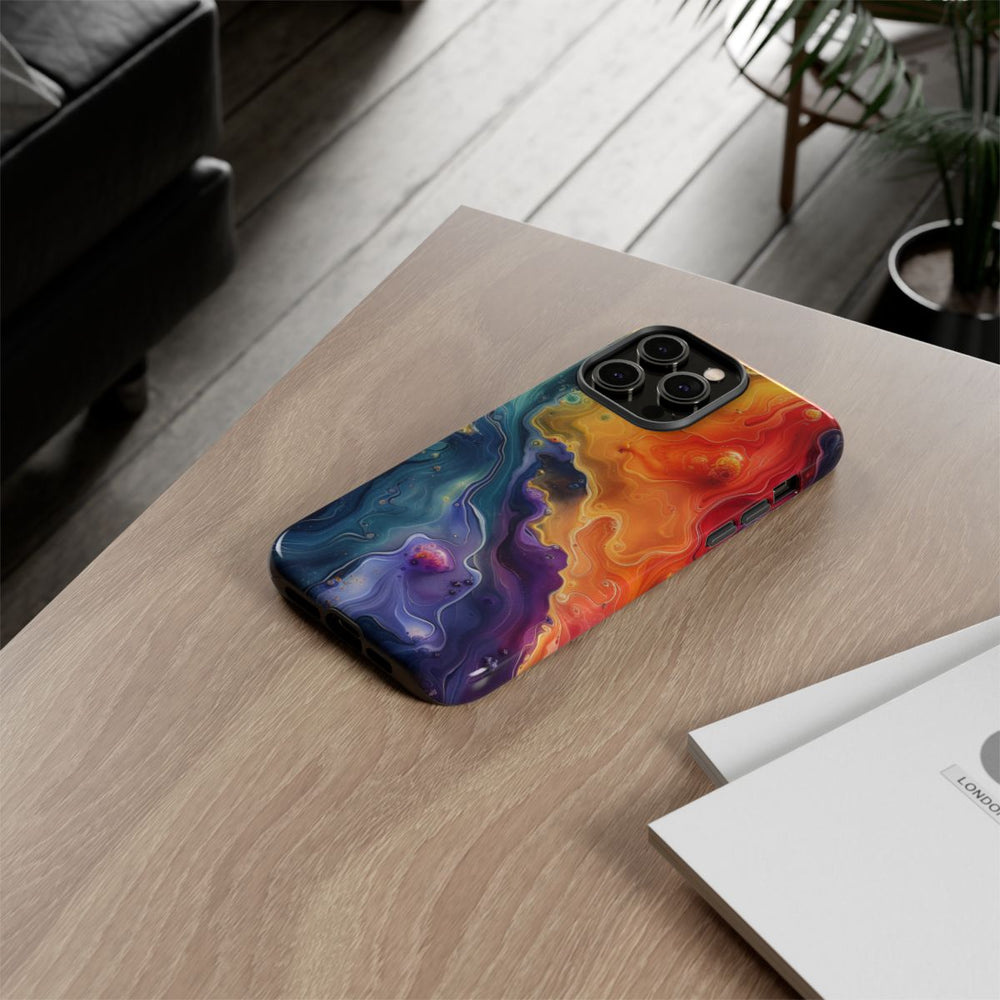 Levendig Abstract Vloeibaar Kunstpatroon