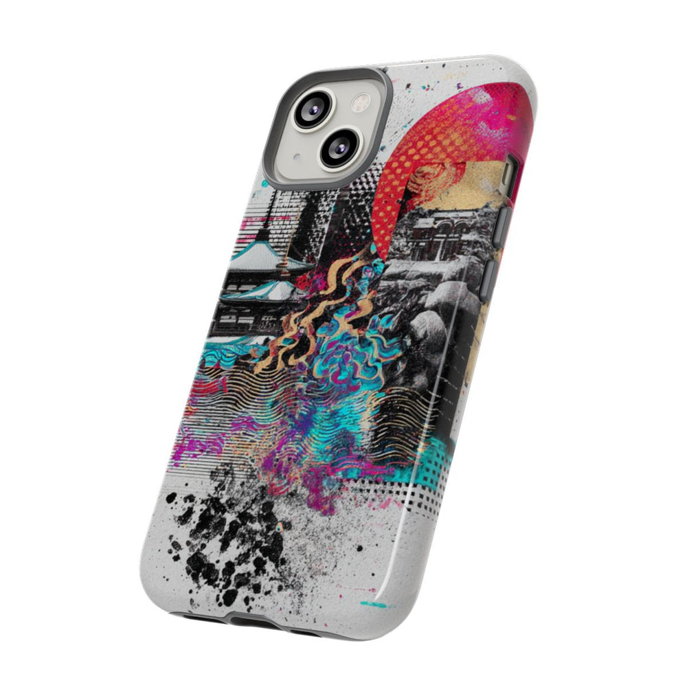 Abstracte Japanse Zen Tuin Collage