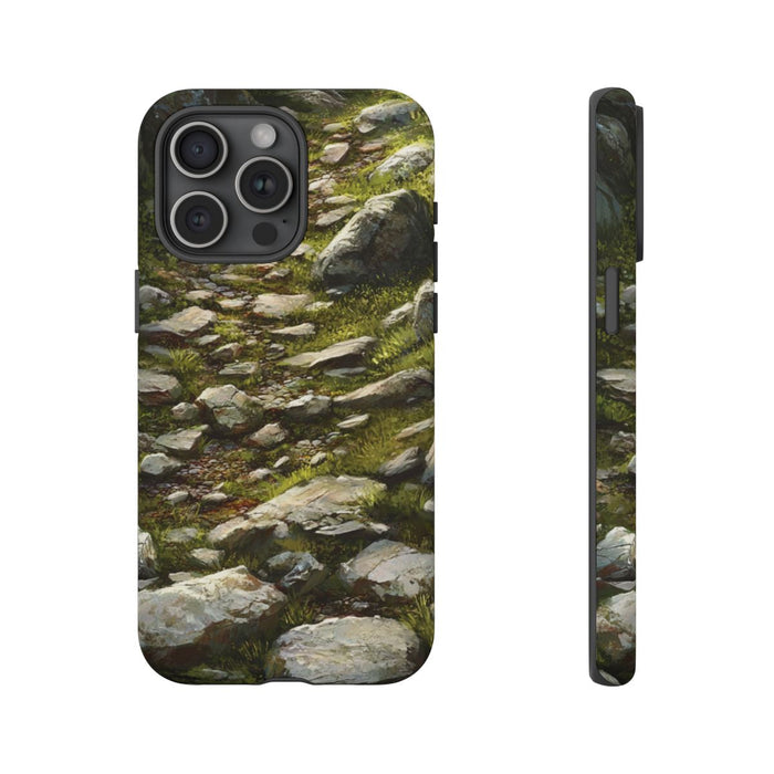 Rotsachtig Bergpad met Natuurlijke Landschap