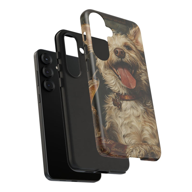 Vrolijke Terrier Met Cocktail