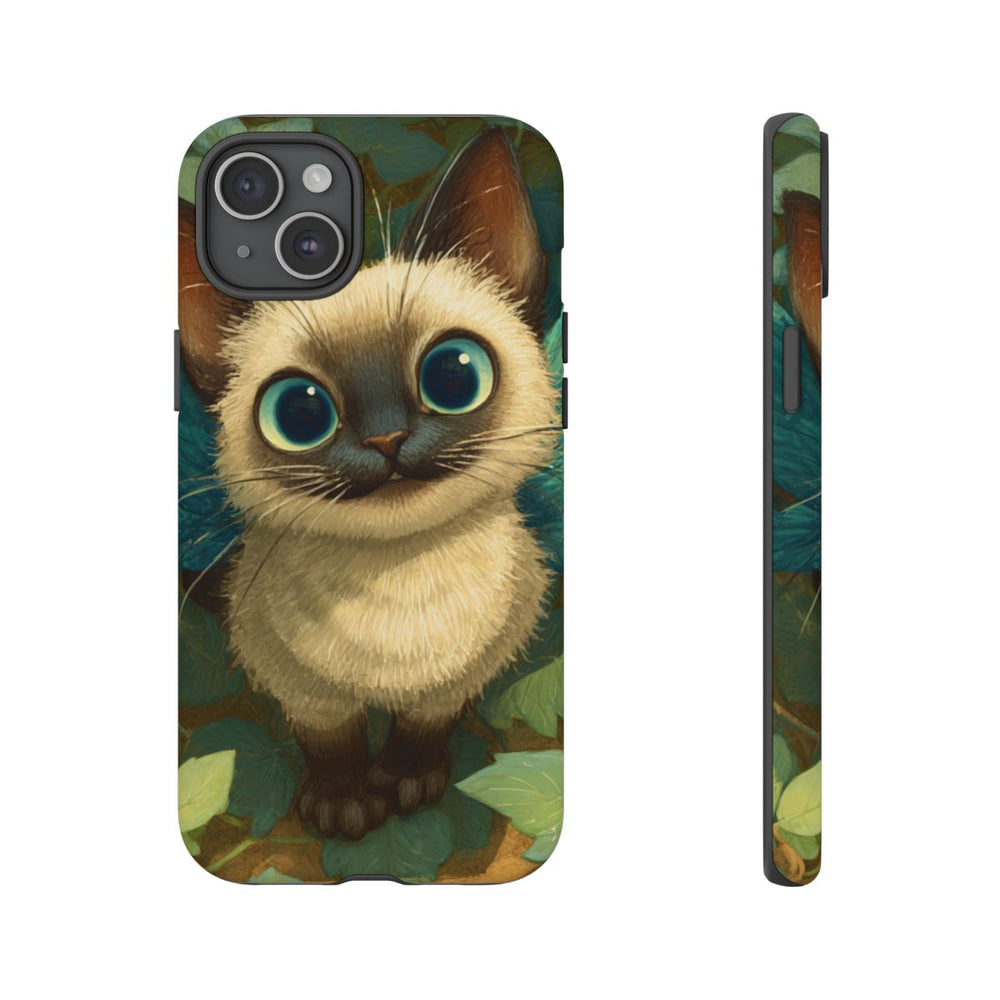 Vrolijk Fabelkatje met Blauwe Vleugels