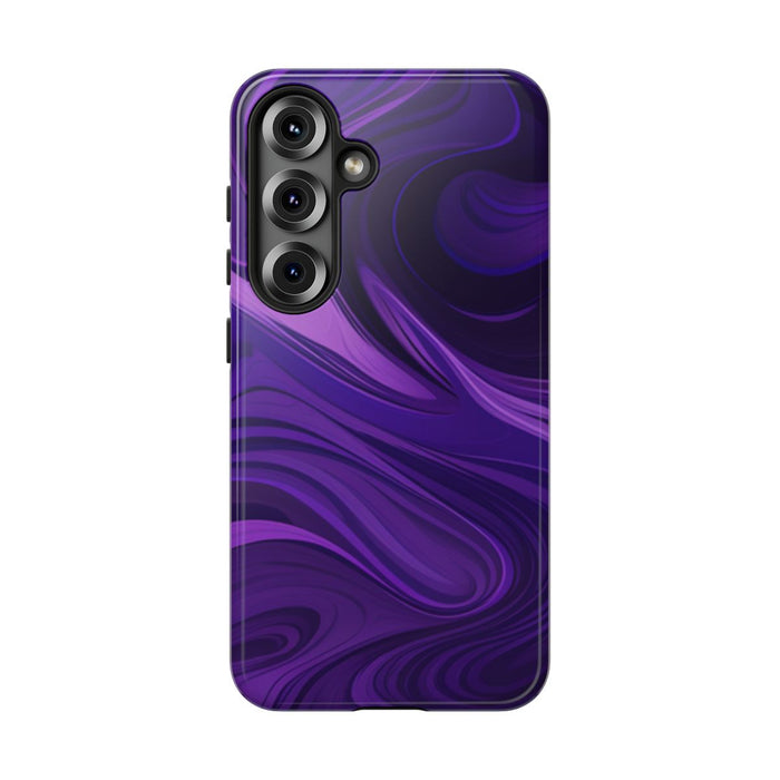 Paarse Abstracte Golfpatroon