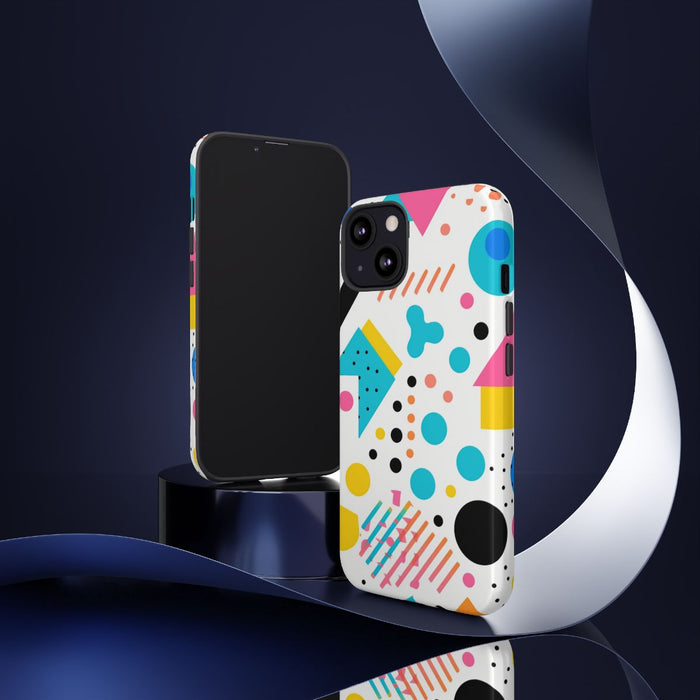 Kleurrijk Memphis Stijl Geometrisch Patroon