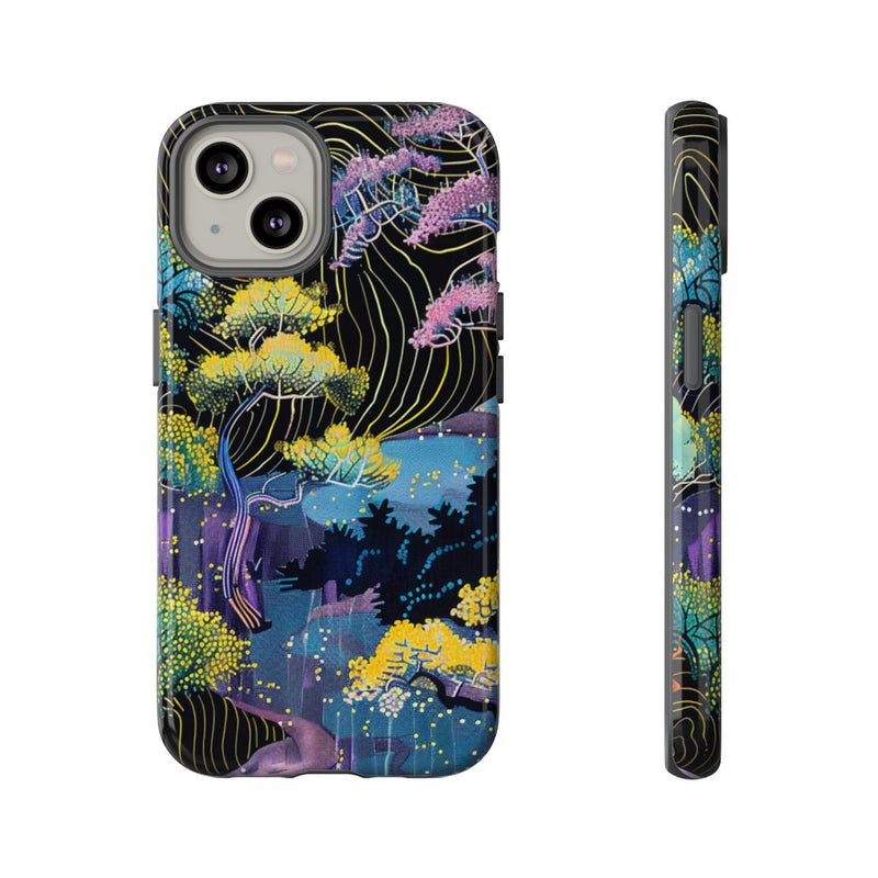 Kleurrijk Abstract Boomlandschap