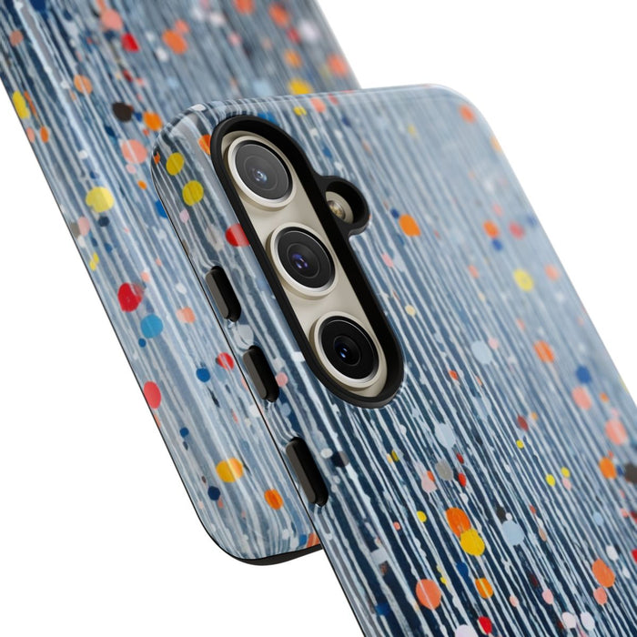 Kleurrijk Abstract Patroon met Dots en Lijnen