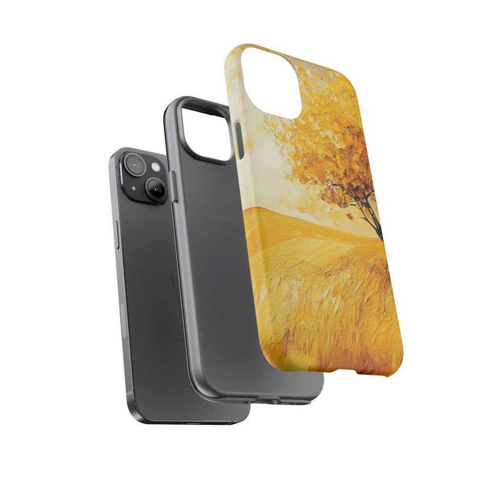 Gouden Herfstboomlandschap