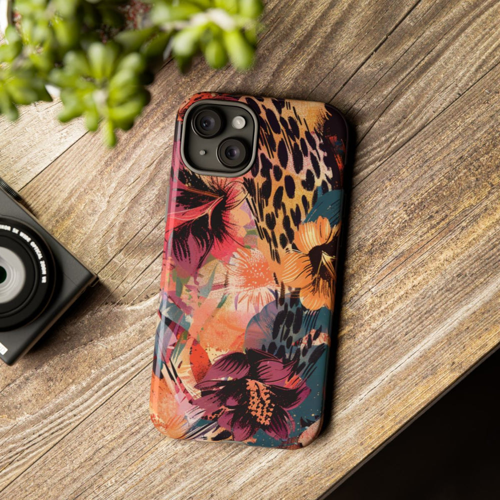 Abstracte Bloemen- en Dierenprint