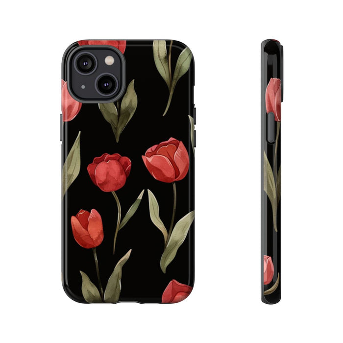 Rode Tulp Bloemenpatroon