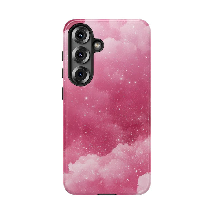 Roze Glitterwolkenstructuur