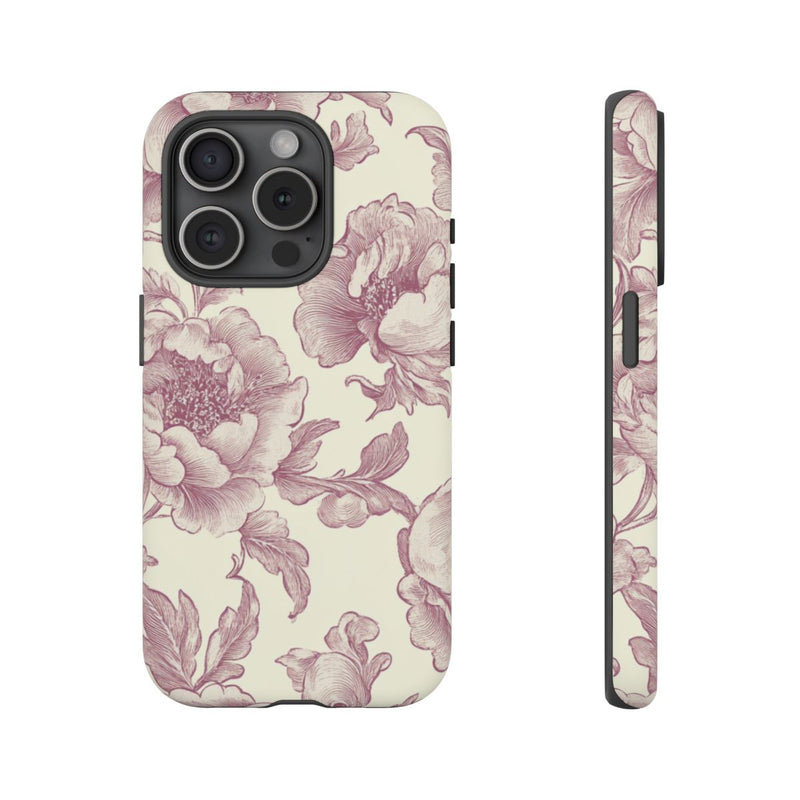 Elegante Victoriaanse Bloemenprint