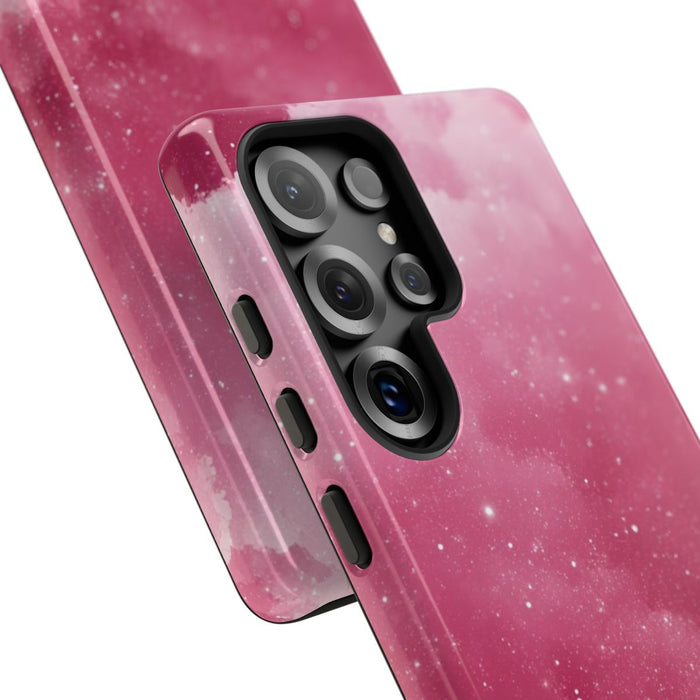 Roze Glitterwolkenpatroon