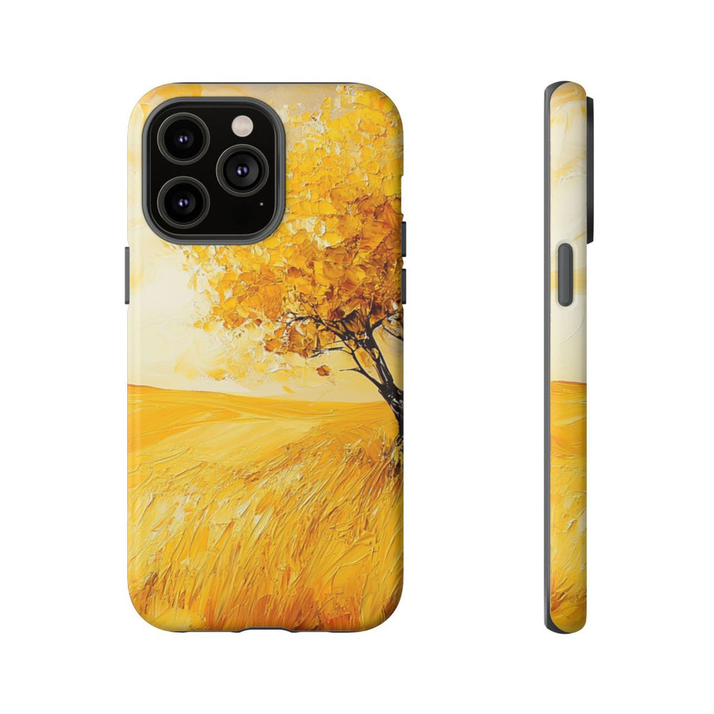 Gouden Boom op Geel Veld