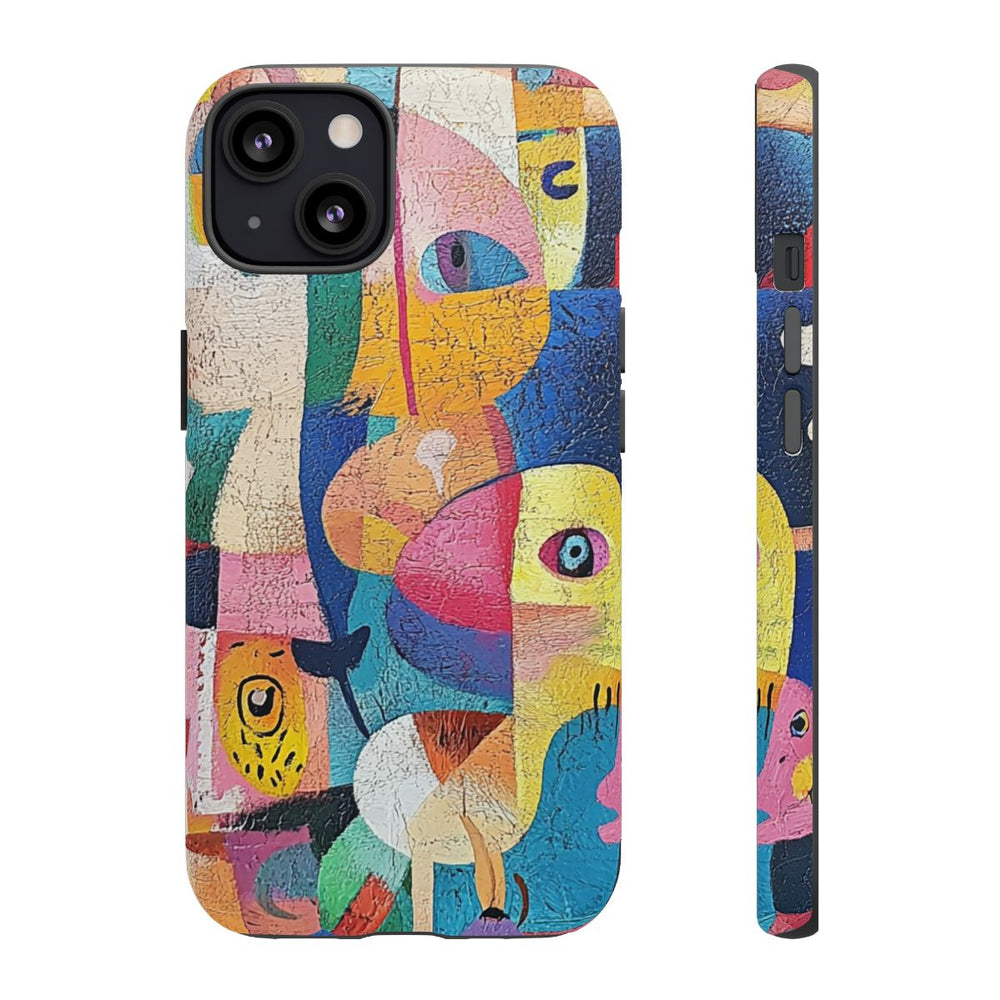 Abstracte Kleurrijke Gezichten en Vormen