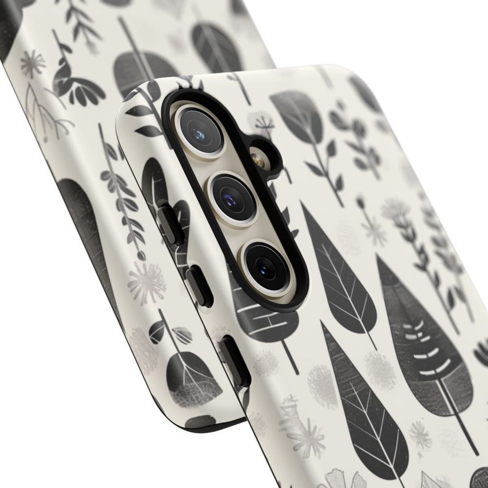 Monochroom Botanisch Patroon