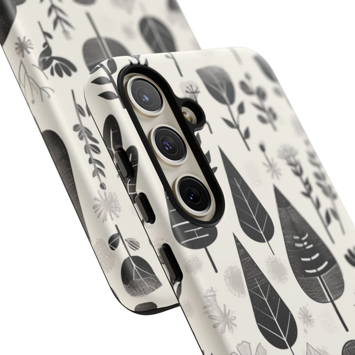Monochroom Botanisch Patroon