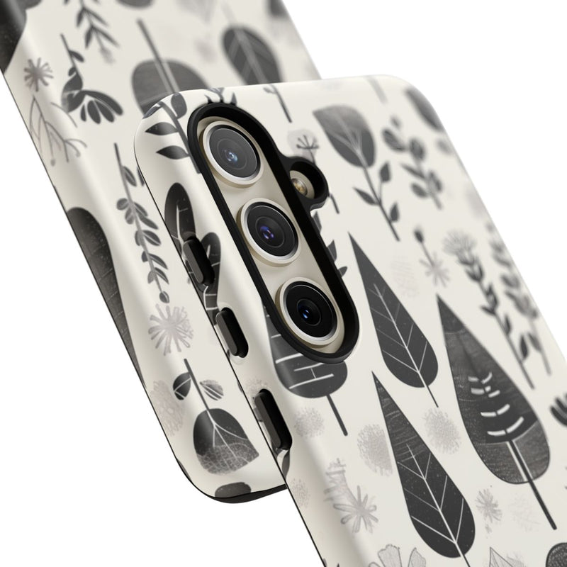Monochroom Botanisch Patroon