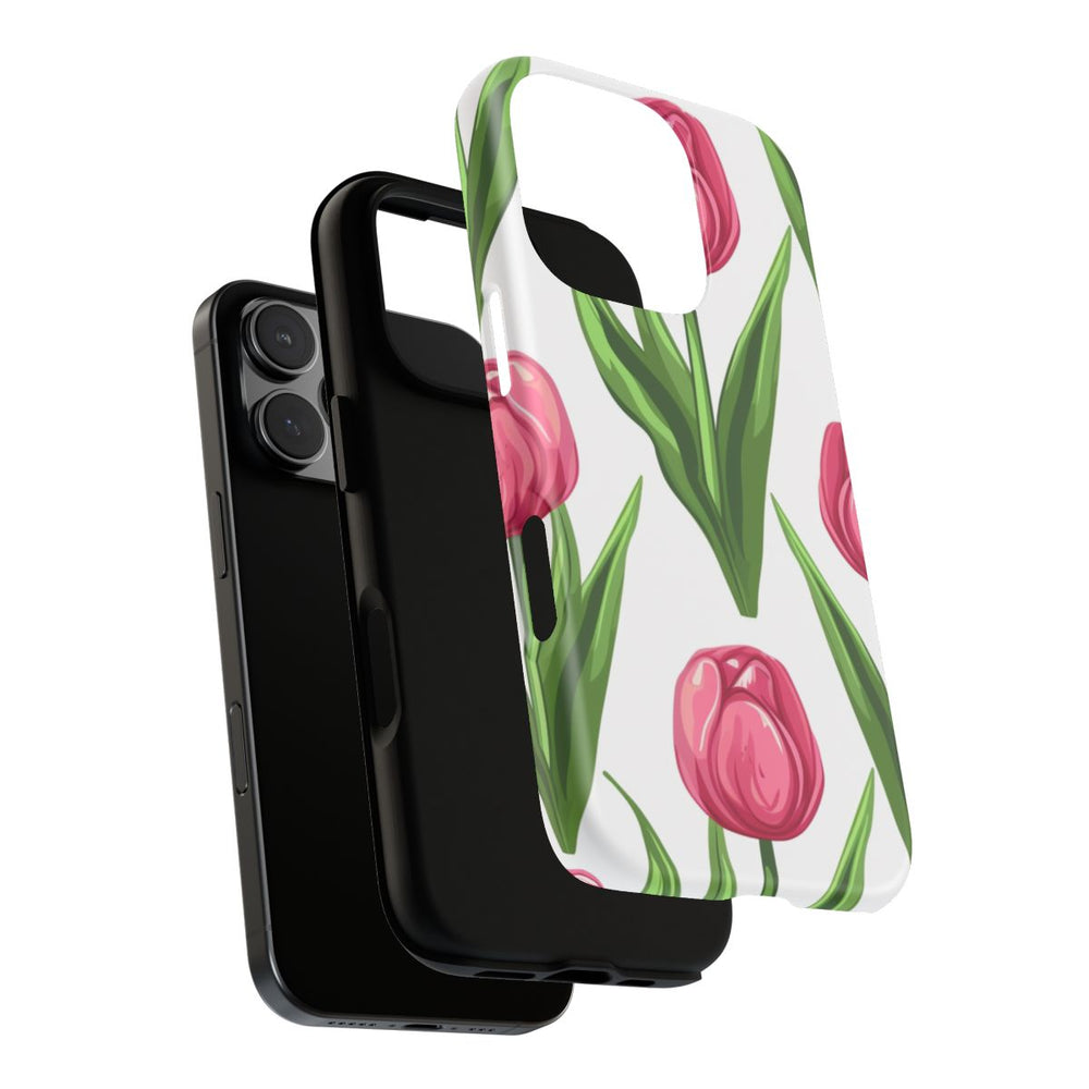 Roze Tulp Bloemenpatroon