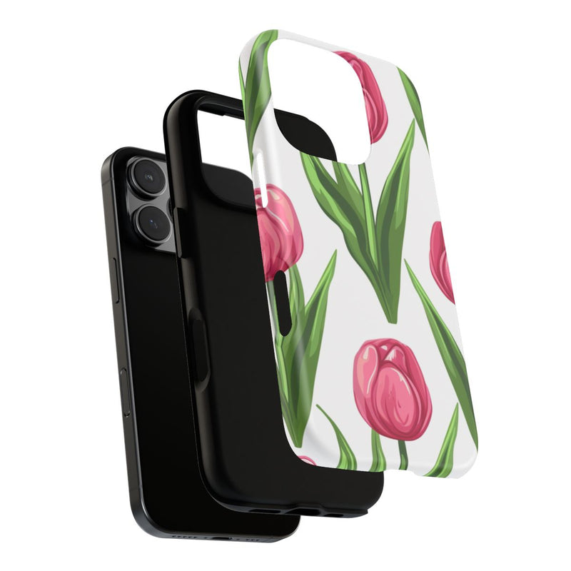 Roze Tulp Bloemenpatroon