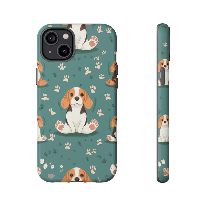 Beagles met Pootafdrukken Patroon
