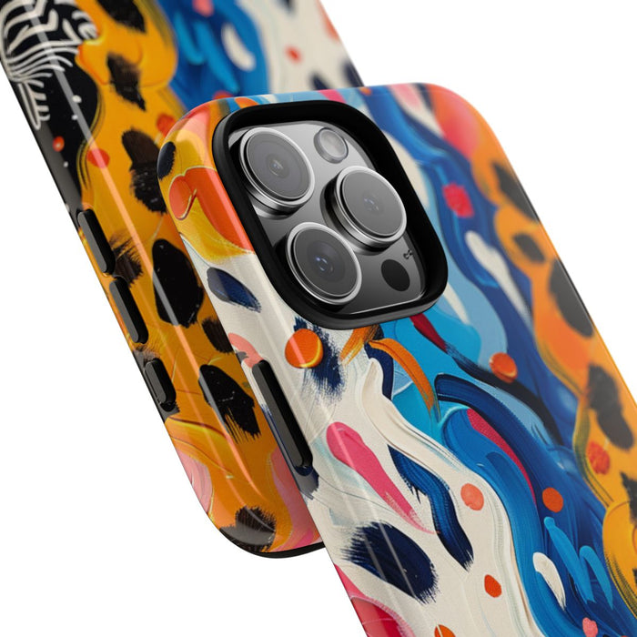 Abstract Kleurrijk Zebra Patroon