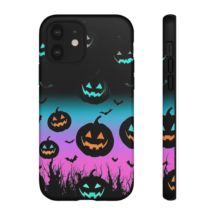 Gloeiende Halloween Pompoenen en Vleermuizen