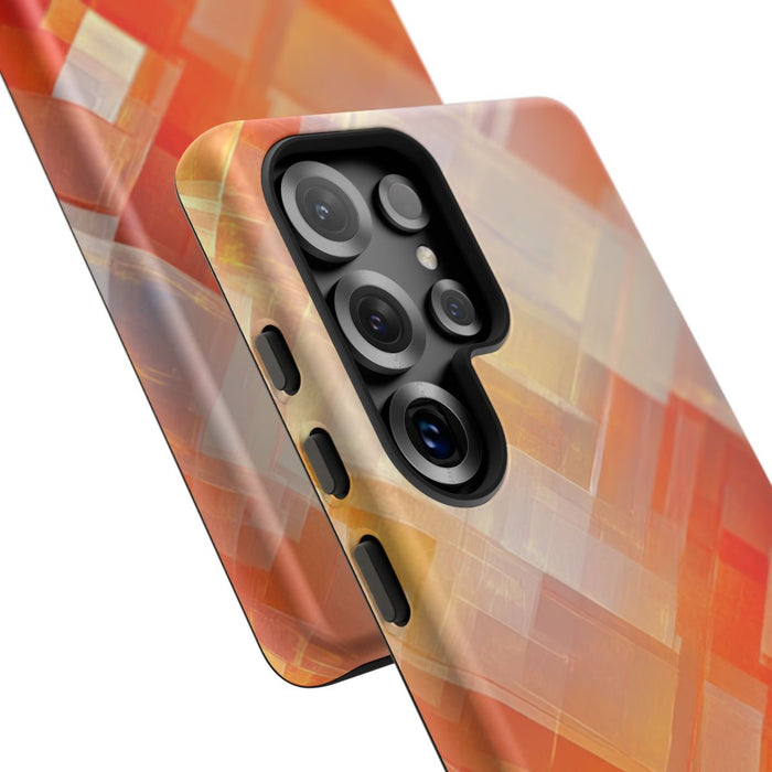 Abstract Geometrisch Oranje Patroon