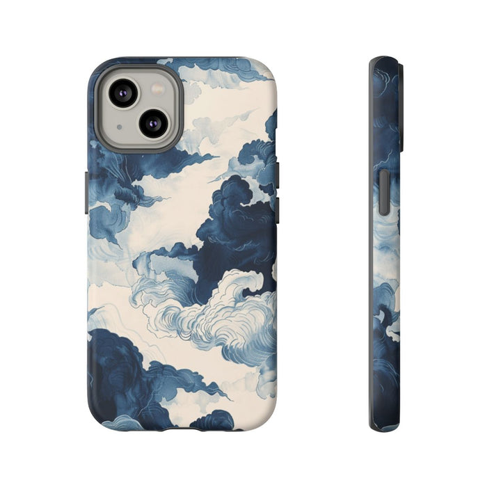 Wolken en Lucht Inktillustratie