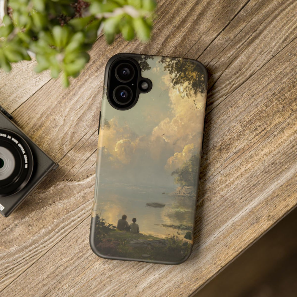 Vredig Meerlandschap met Vriendschap