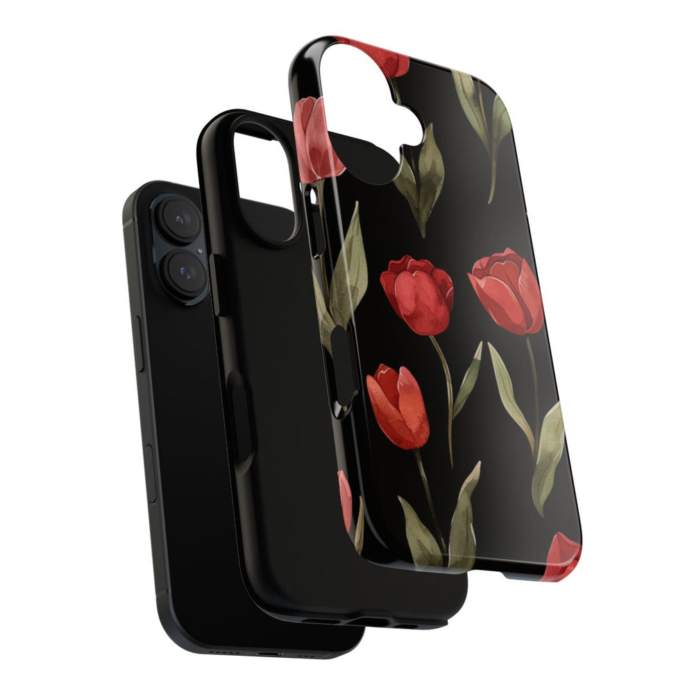 Rode Tulp Bloemenpatroon
