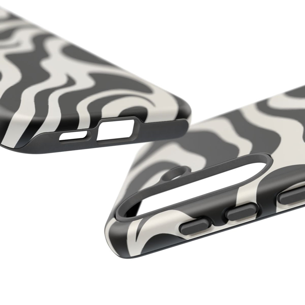 Zwart-Wit Abstract Zebra-Patroon