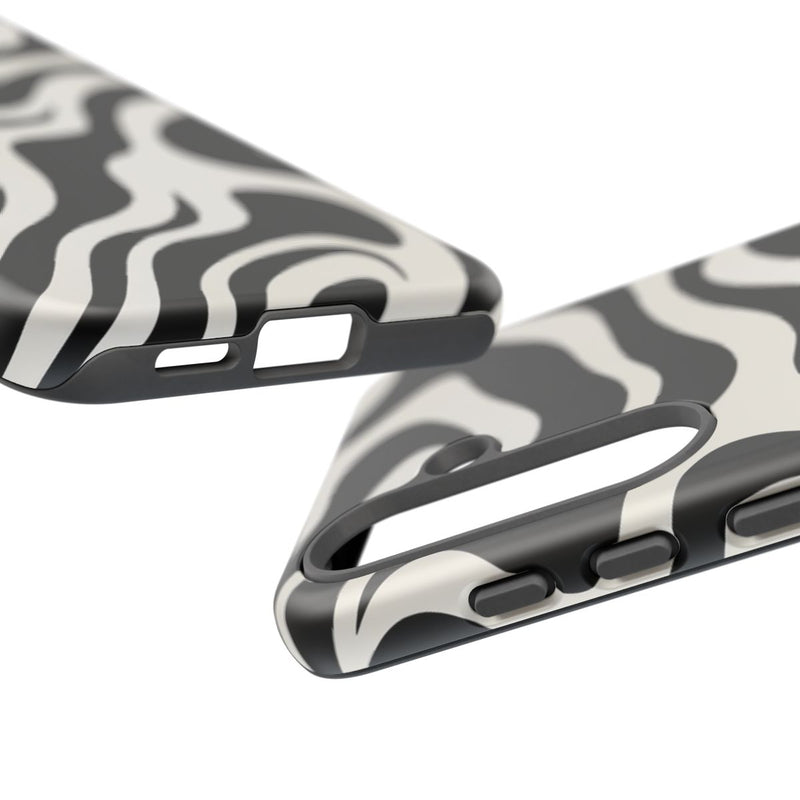 Zwart-Wit Abstract Zebra-Patroon